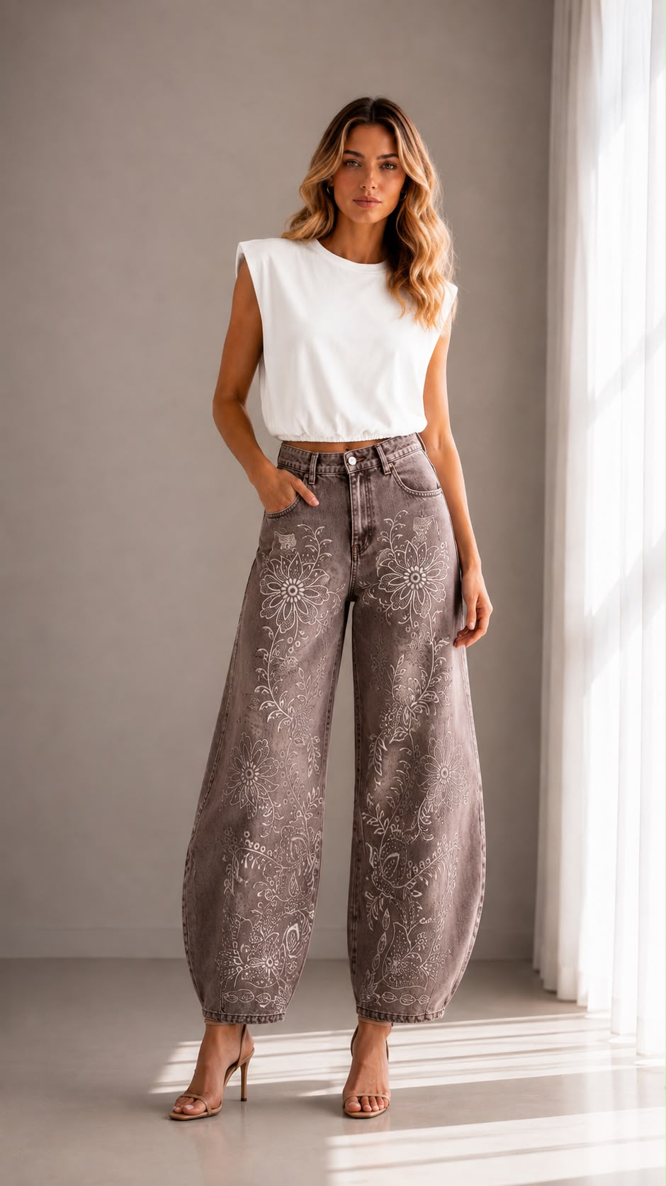 ELIA BARREL PANTS