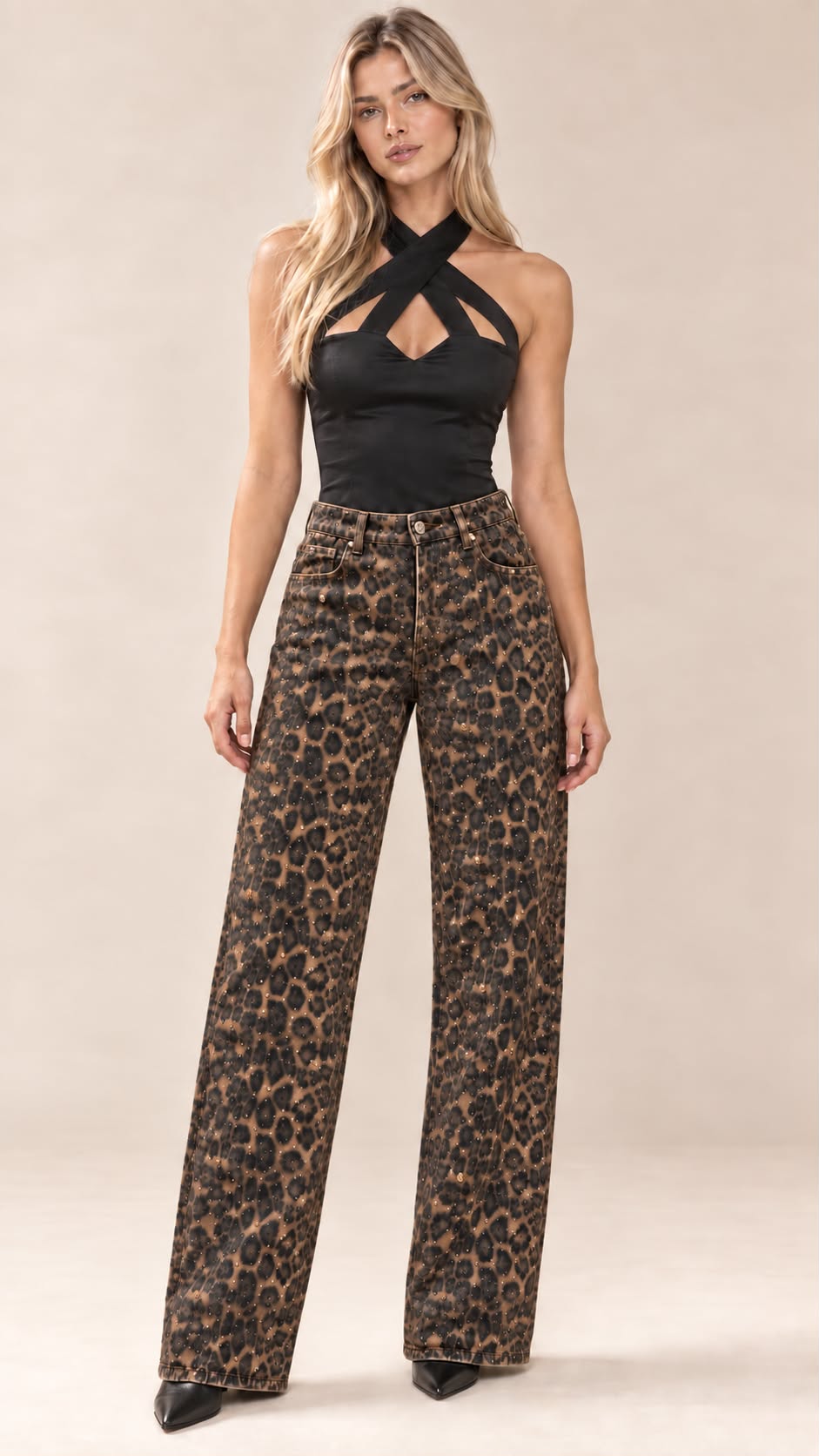 LEOPARD JEANS