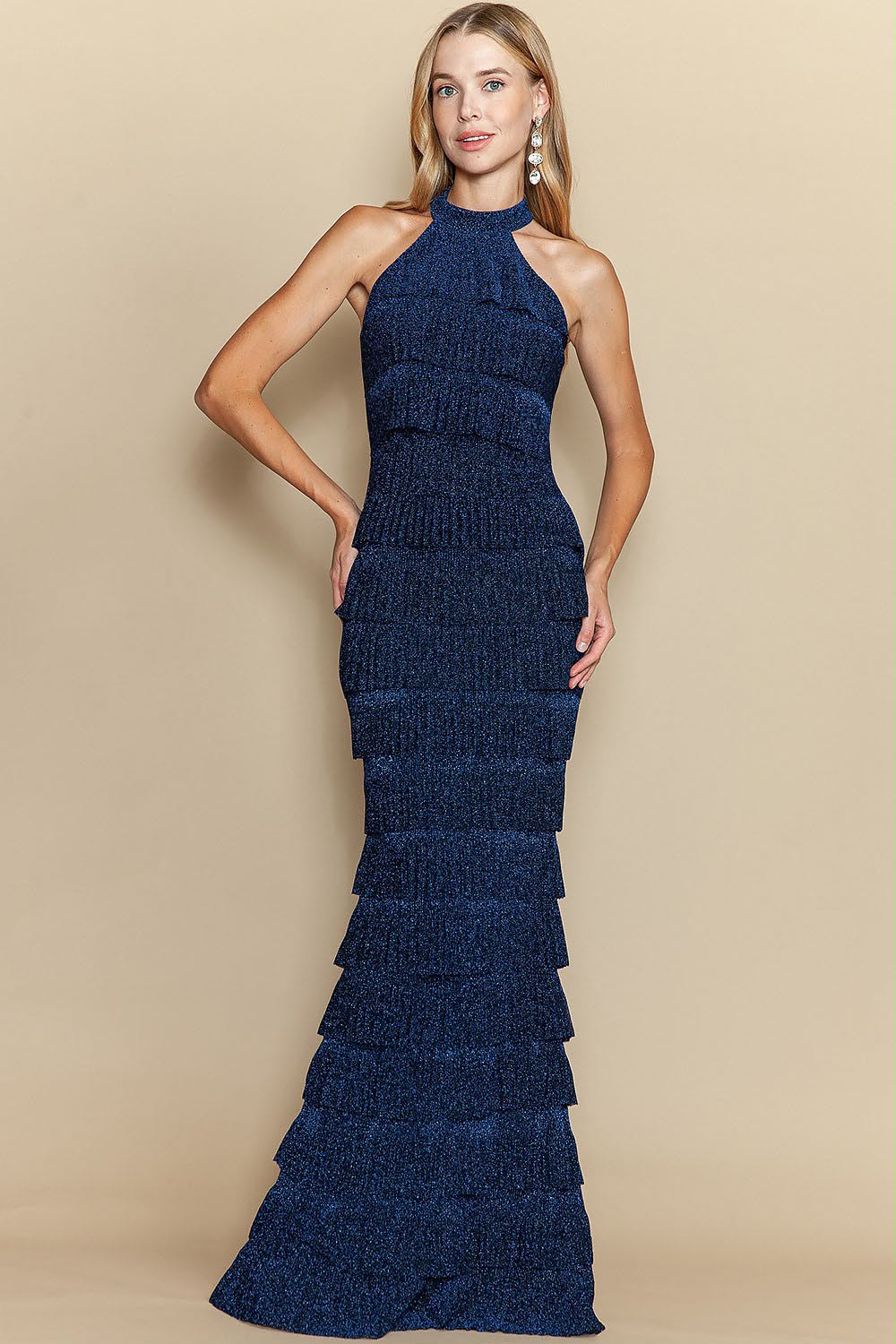 LUCY BLUE LONG DRESS