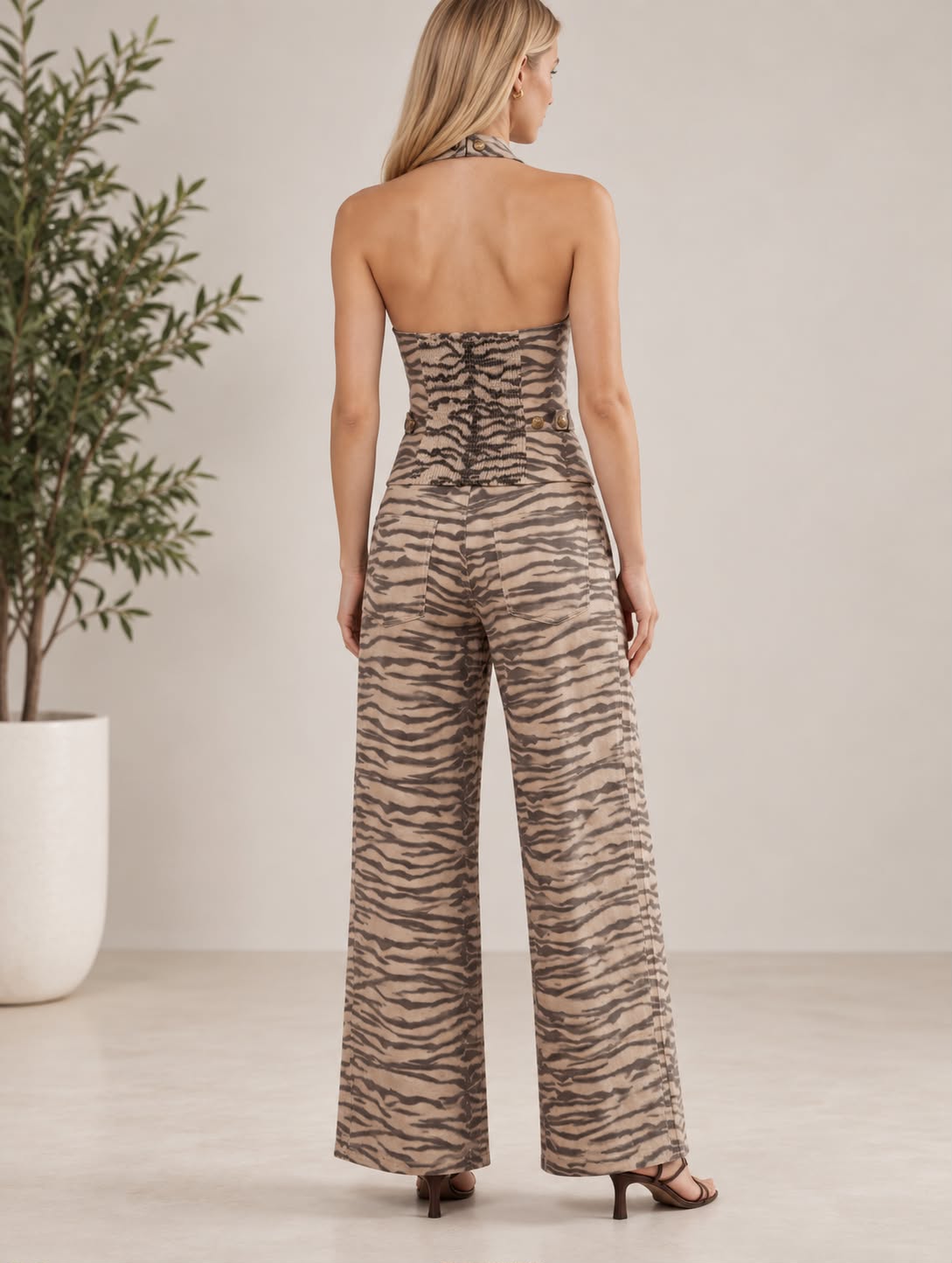 ZIBRA BROWN SET