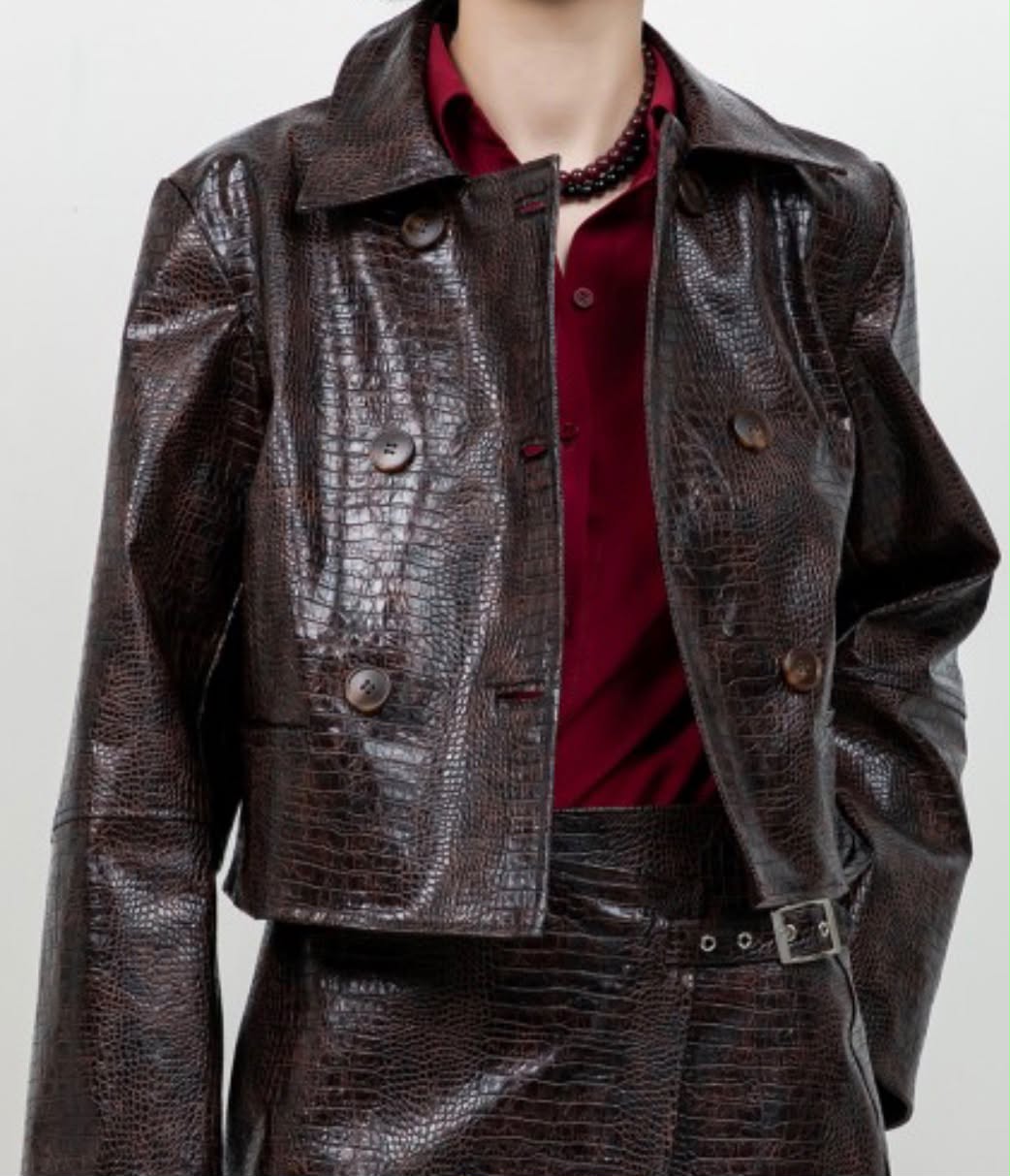 MARY BROWN LEATHER JACKET