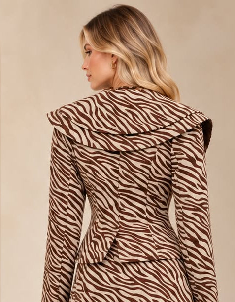 ZIBRA BROWN JACKET