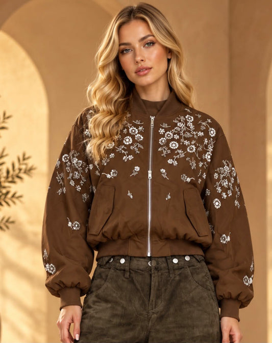 ISABELA DARK BROWN JACKET