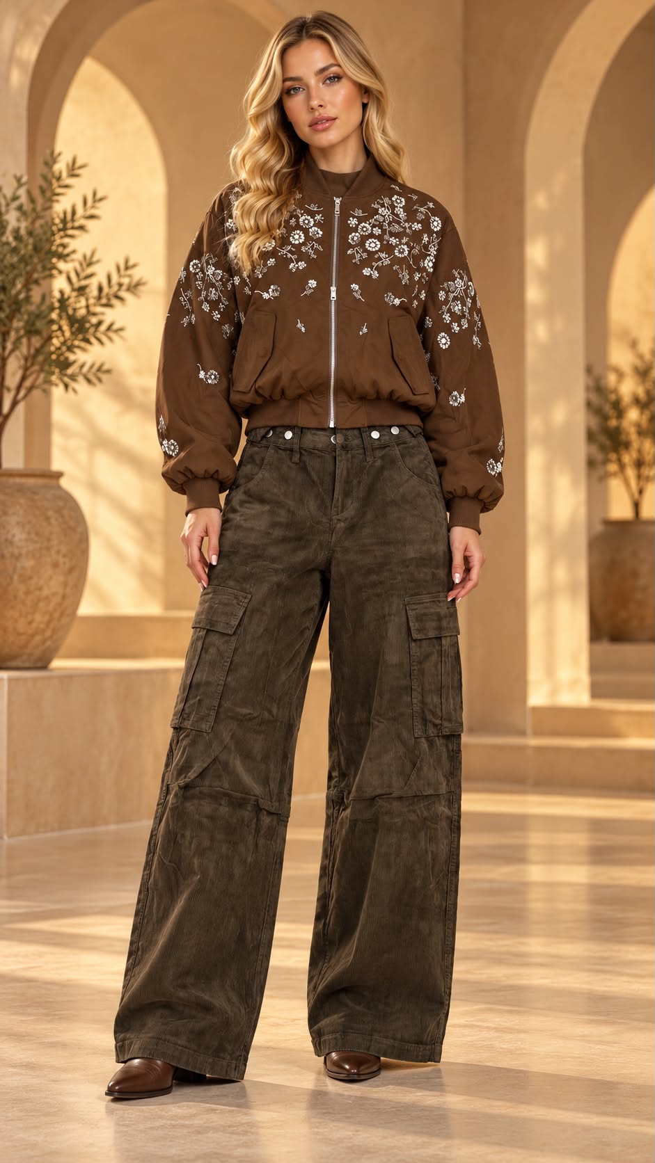 ISABELA DARK BROWN JACKET