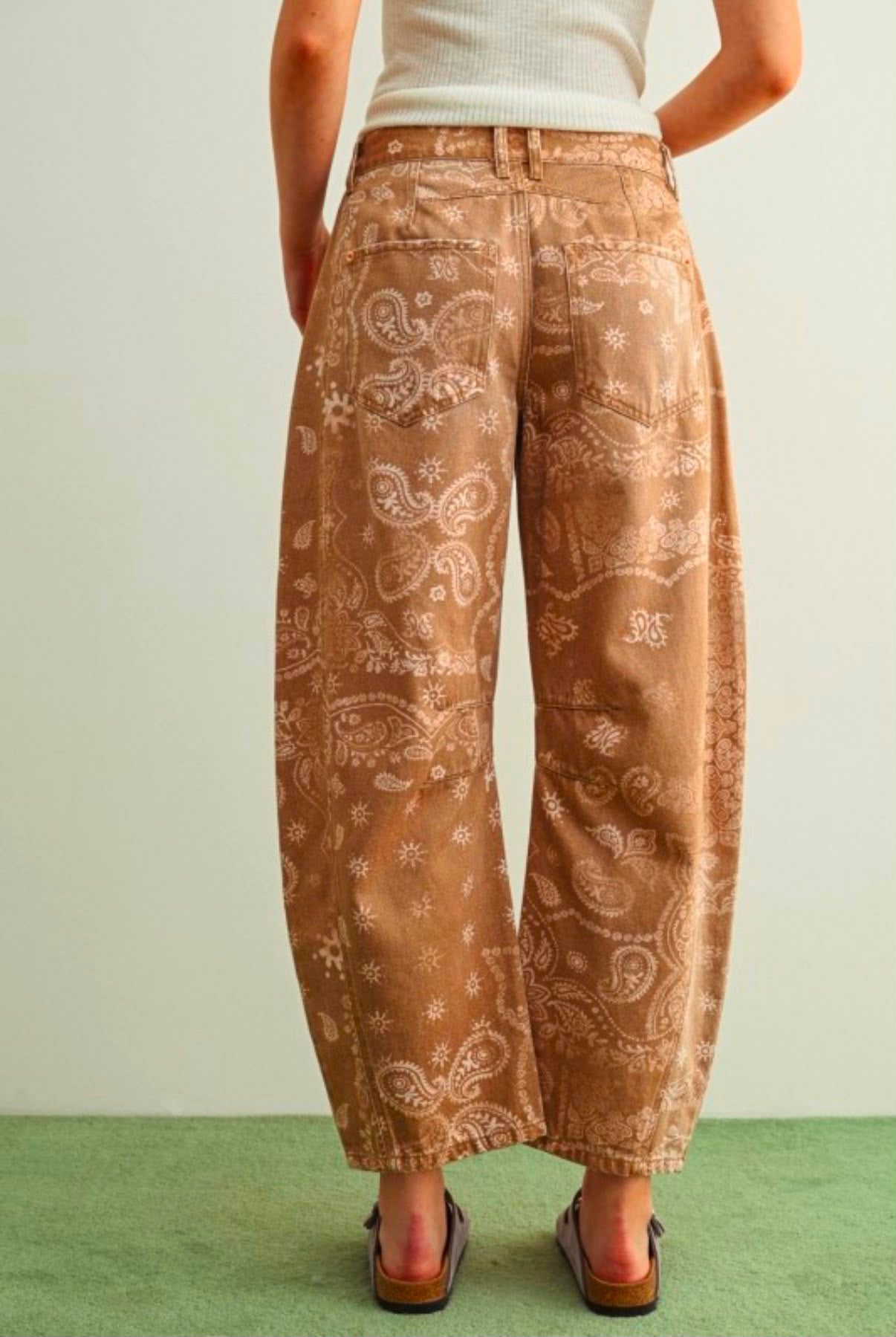 CLARIS BARREL PANTS