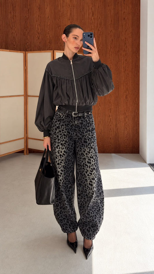 Jeans Barrel Leopardo
