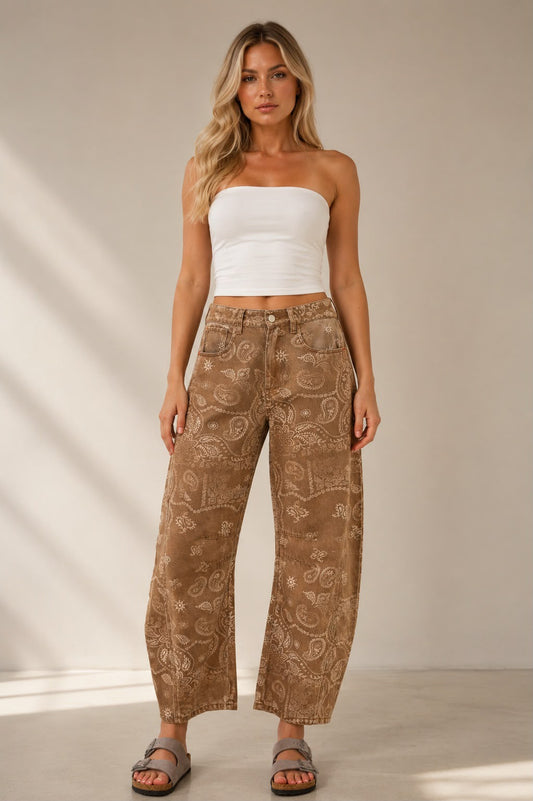 CLARIS BARREL PANTS
