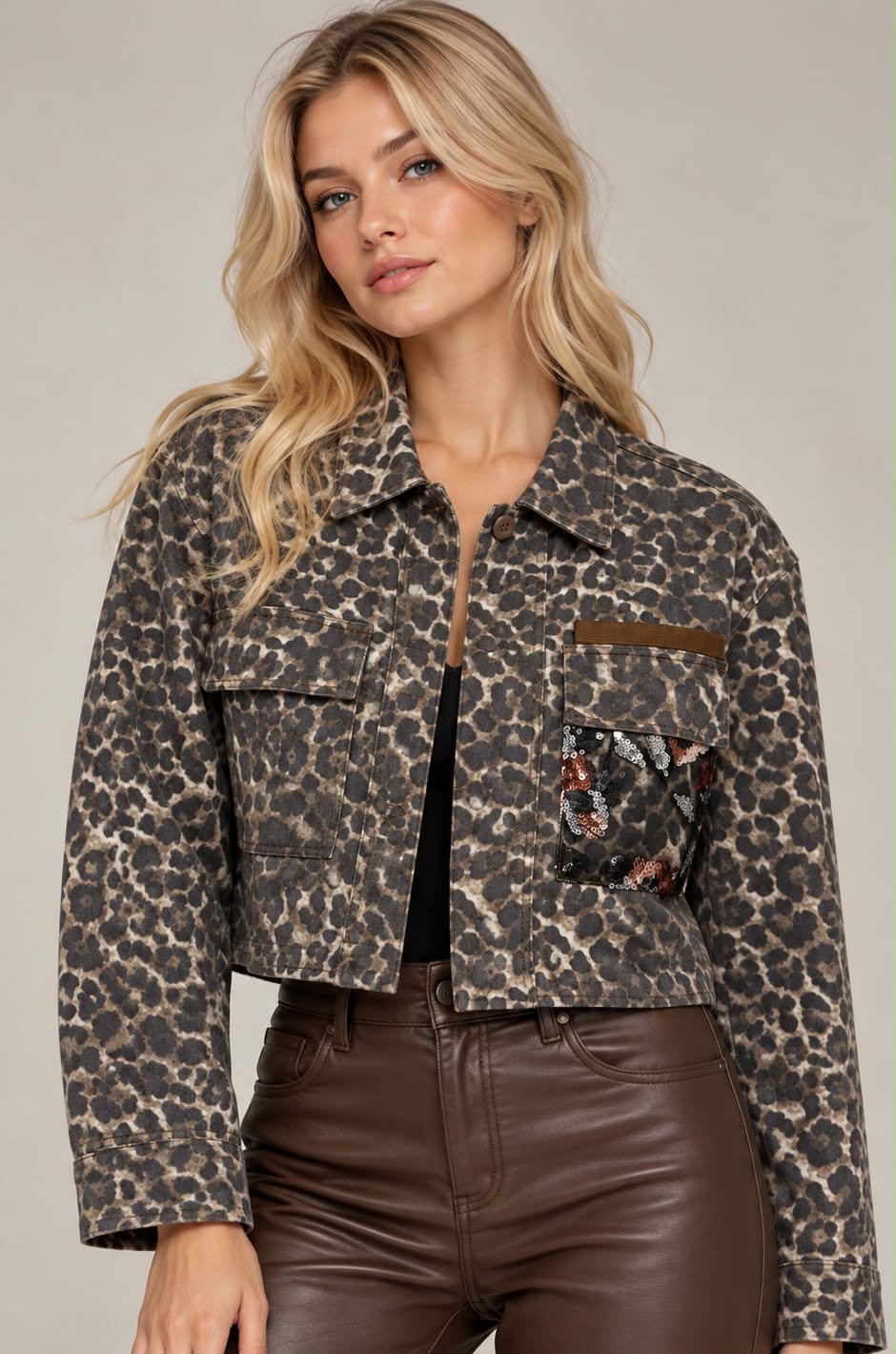Animal print Jacket
